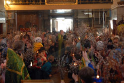 Увеличить. Вход Господень в Иерусалим. 536х800. 160кБ