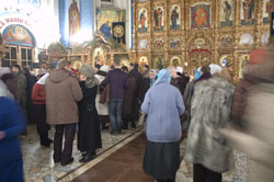 Рождественское богослужение в Свято-Вознесенском соборе г. Набережные Челны. Увеличить изображение. Размер файла: 128,81 Kb [800X532]