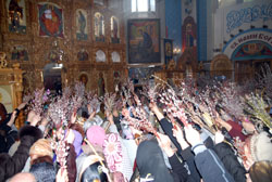 Увеличить. Вход Господень в Иерусалим. 536х800. 160кБ