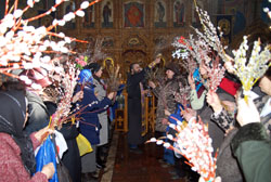 Увеличить. Вход Господень в Иерусалим. 536х800. 160кБ