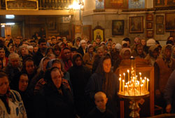 Чин прощения в Боровецкой церви. Увеличить изображение. Размер файла: 118,55 Kb [800X536]