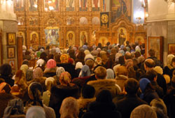 Чин прощения в Боровецкой церви. Увеличить изображение. Размер файла: 138,21 Kb [800X536]