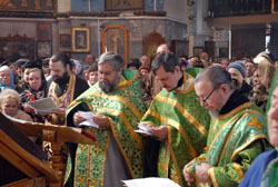 Увеличить. Вход Господень в Иерусалим. 536х800. 160кБ