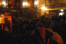 Чин прощения в Боровецкой церви. Увеличить изображение. Размер файла: 104,63 Kb [800X536]