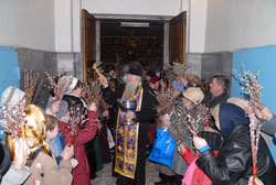 Увеличить. Вход Господень в Иерусалим. 536х800. 160кБ