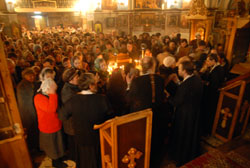 Чин прощения в Боровецкой церви. Увеличить изображение. Размер файла: 114,89 Kb [800X536]