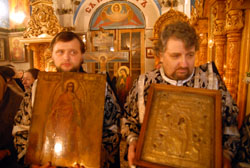 Чин прощения в Боровецкой церви. Увеличить изображение. Размер файла: 130,54 Kb [800X536]