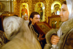 Чин прощения в Боровецкой церви. Увеличить изображение. Размер файла: 113,02 Kb [800X536]