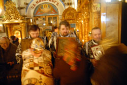 Чин прощения в Боровецкой церви. Увеличить изображение. Размер файла: 118,79 Kb [800X536]