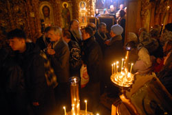 Чин прощения в Боровецкой церви. Увеличить изображение. Размер файла: 117,71 Kb [800X536]