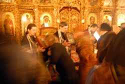 Чин прощения в Боровецкой церви. Увеличить изображение. Размер файла: 110,14 Kb [800X536]