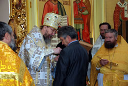 Освящение храма в г. Мензелинск. Увеличить изображение. Размер файла: 152,03 Kb [800X537]