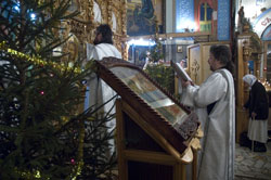 Рождественское богослужение в Свято-Вознесенском соборе г. Набережные Челны. Увеличить изображение. Размер файла: 143,38 Kb [800X532]