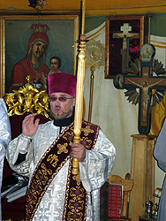 Архиерейское богослужение в день праздника Вознесения Господня. Увеличить изображение. Размер файла: 245,76 Kb [600X800]