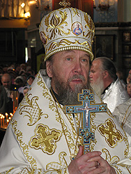 Архиерейское богослужение в день праздника Вознесения Господня. Увеличить изображение. Размер файла: 275,55 Kb [600X800]