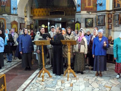 Божественная литургия в день памяти св. вмч. Пантелеимона. Увеличить изображение. Размер файла: 83,03 Kb [600X450]