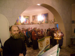 Всенощное бдение в канун памяти св. Ксении Петербурнской. Увеличить изображение. Размер файла: 112,68 Kb [800X600]