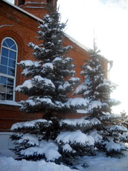 Зимний вид Свято-Вознесенского собора г. Набережные Челны. Увеличить изображение. Размер файла: 140,03 Kb [600X800]