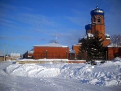 Зимний вид Свято-Вознесенского собора г. Набережные Челны. Увеличить изображение. Размер файла: 121,5 Kb [800X600]