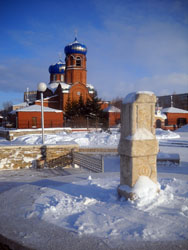 Зимний вид Свято-Вознесенского собора г. Набережные Челны. Увеличить изображение. Размер файла: 124,59 Kb [600X800]