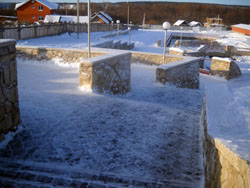 Зимний вид Свято-Вознесенского собора г. Набережные Челны. Увеличить изображение. Размер файла: 142,5 Kb [800X600]