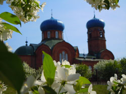 Весенний храм. Виды Свято-Вознесенского собора.Увеличить изображение. Размер файла: 95,83 Kb [800X600]