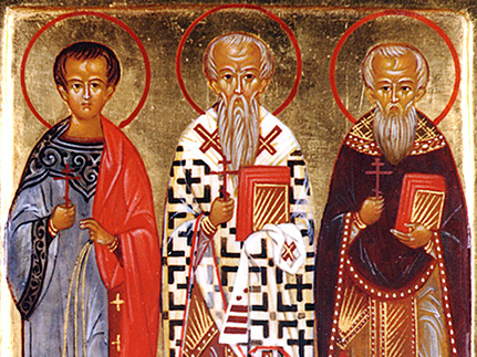Мученики Акепсим епископ, Иосиф пресвитер и Аифал диакон (IV)