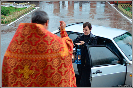 Прибытие Благодатного огня в Набережные Челны