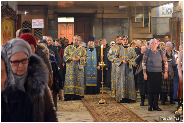 Сретение, Всенощное бдение, Боровецкая церковь, Набережные Челны