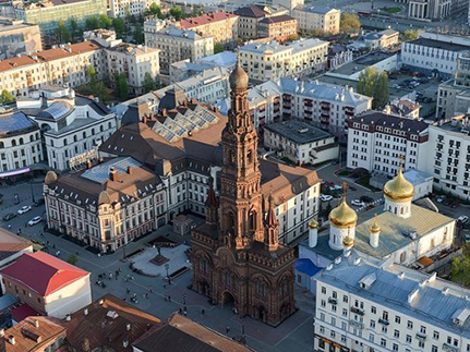 На Светлой седмице в Казани состоялся пасхальный флешмоб