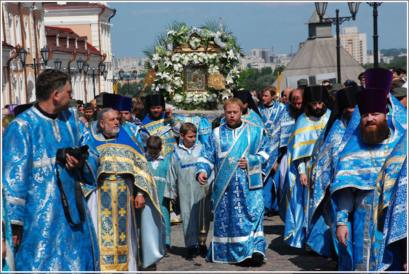 Казанская икона Божией Матери, Ватиканский список, Казань