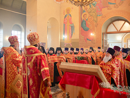 Архиерейская служба на Светлой седмице