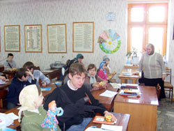 Визит воскресной школы храма Серафима Саровского. Увеличить.