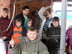 Визит воскресной школы храма Серафима Саровского. Увеличить.