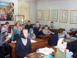 Визит воскресной школы храма Серафима Саровского. Увеличить.