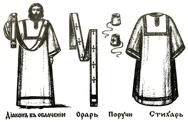 Облачение дьякона