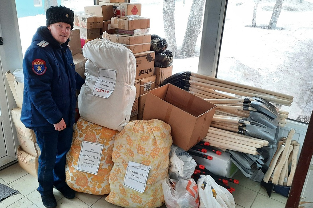 Социальный отдел помогает казакам-добровольцам