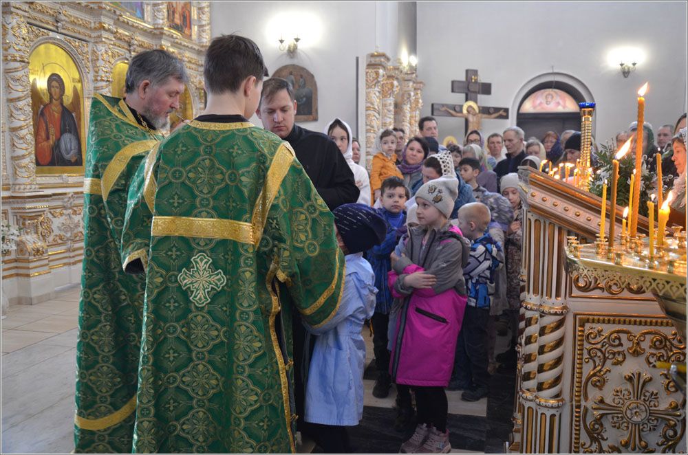 Служба вербного воскресенья