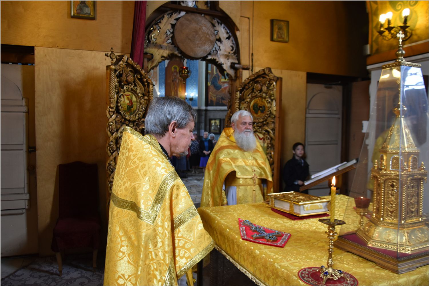 Свято Вознесенский собор Алагир Пономари клирос