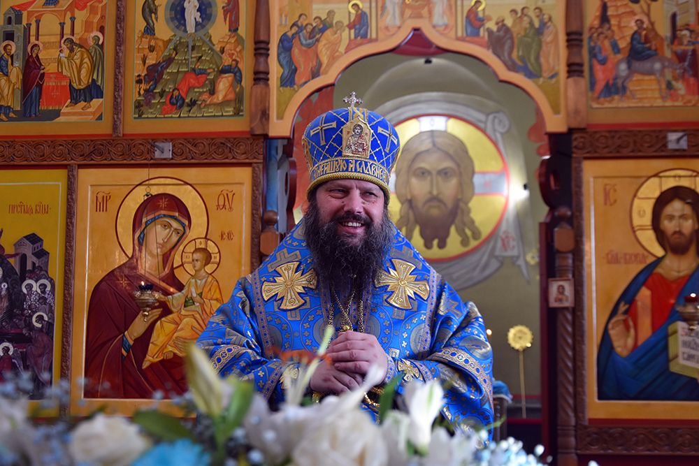 Епископ Гавриил совершил Литургию в храме Богоявления Господня в Тихих горах