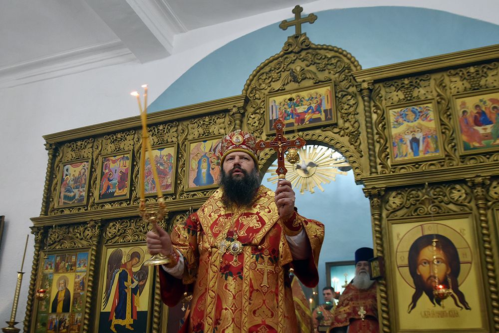 Епископ Гавриил совершил Литургию в Варваринском храме Елабужского монастыря [+Видео]