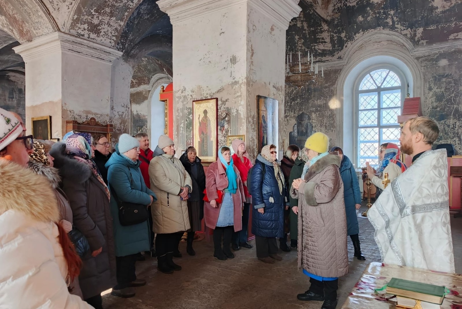 Спасский собор посетили паломники из храма преподобного Сергия Радонежского города Казани