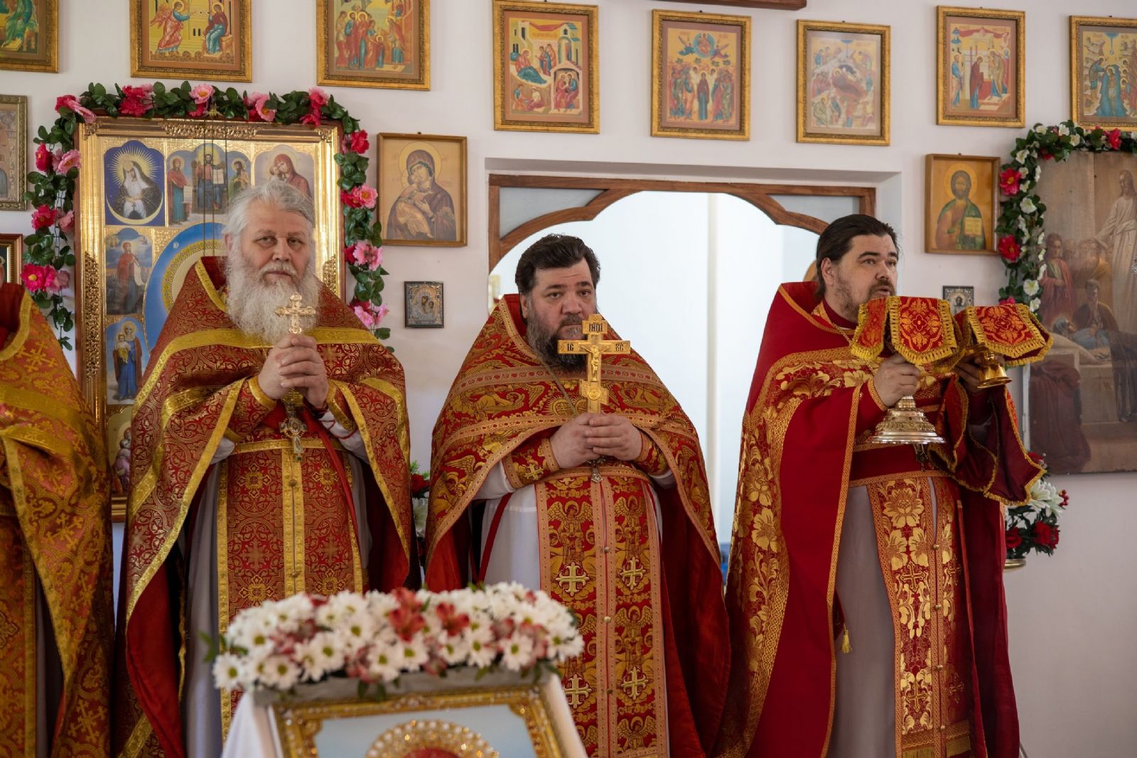 Священник и прихожане кряшенского прихода Челнов приняли участие в богослужении в селе Никифорово
