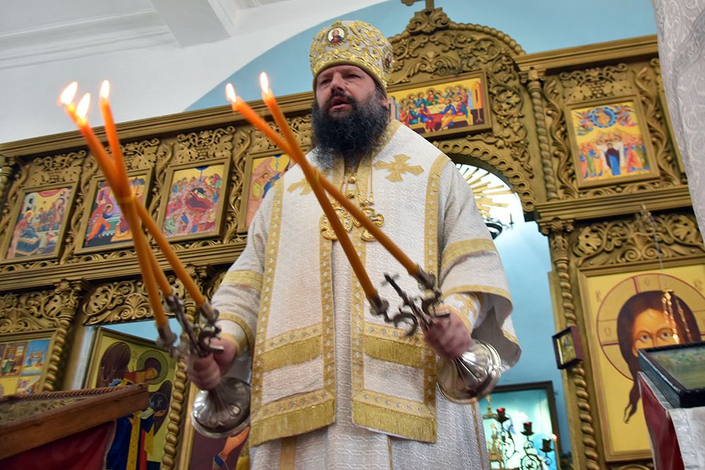 Епископ Гавриил совершил литургию в Варваринском храме Елабужского монастыря [+Видео]