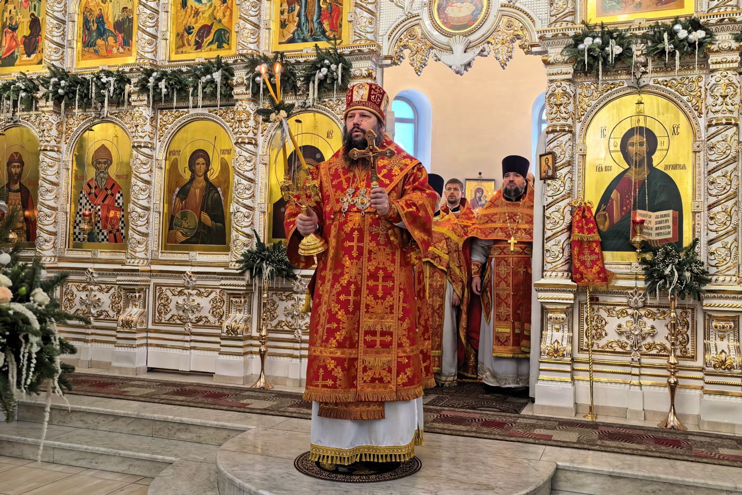 В день памяти мученицы Татианы епископ Гавриил совершил богослужения [+Видео]