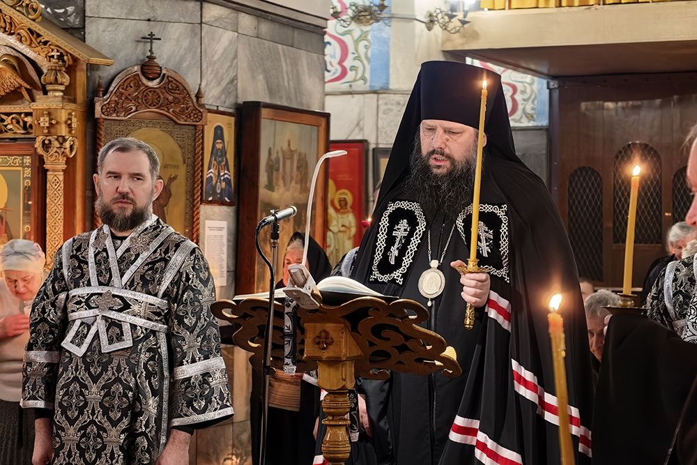 Епископ Гавриил совершил чтение Великого канона в среду первой седмицы Поста