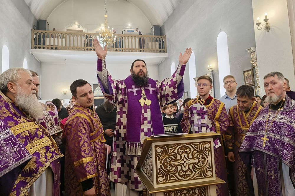 Епископ Гавриил совершил службы Недели первой Великого поста [+Видео]