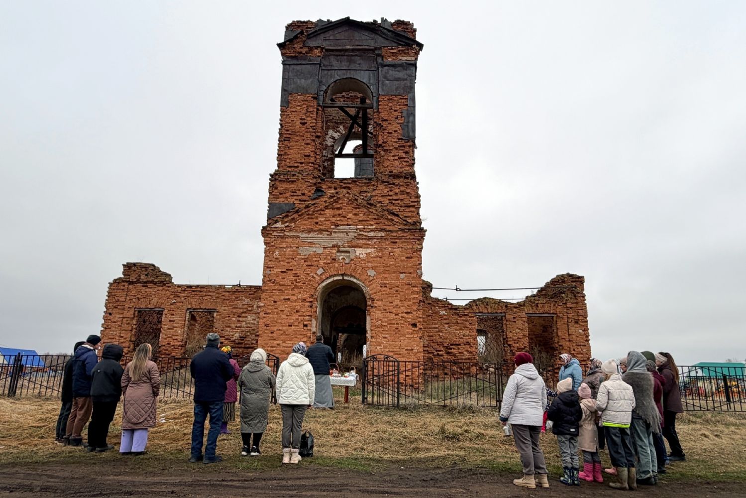 Пасхальное служение в сёлах Мензелинского района