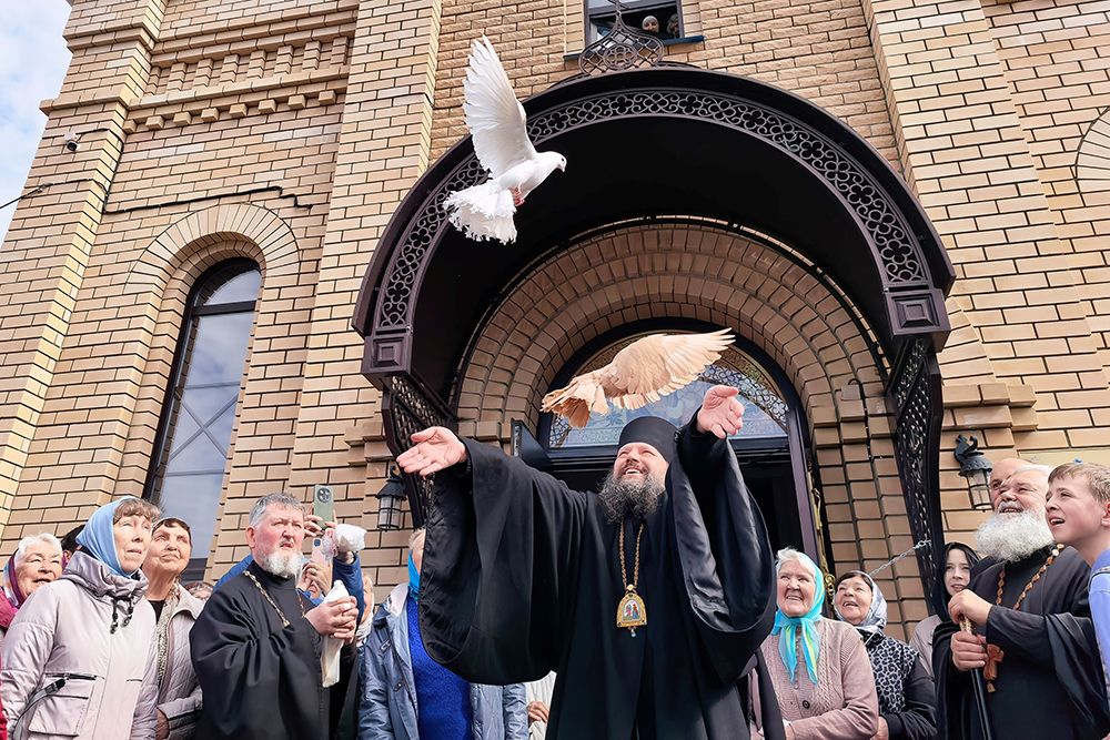 Епископ Гавриил совершил службы Благовещения Пресвятой Богородицы [+Видео]