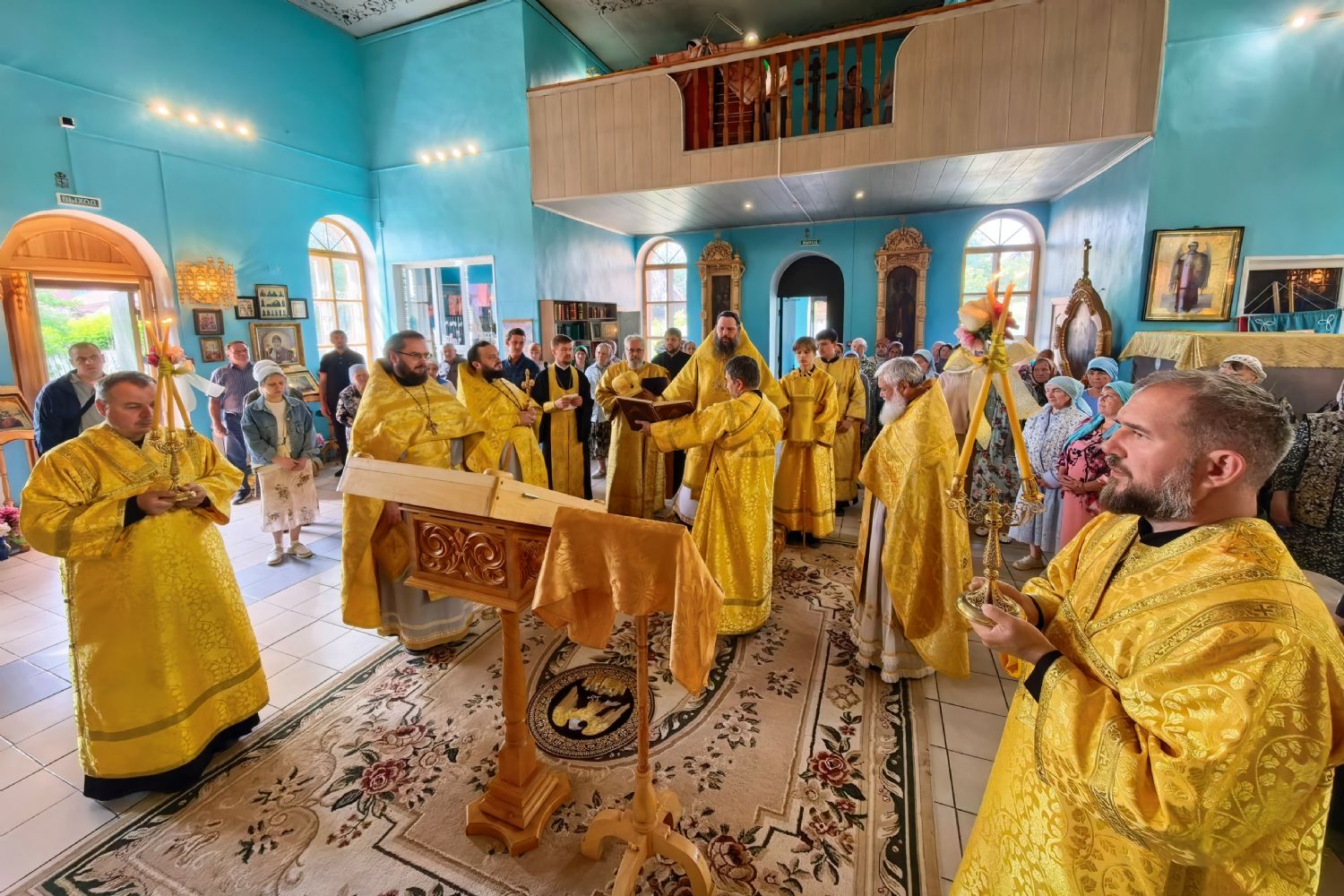 Епископ Гавриил совершил Литургию в храме Сергия Радонежского в Агрызе [+Видео]